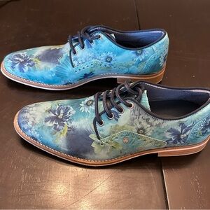 New Steve Madden Prosper Floral Oxford Shoes, Men’s Size 7